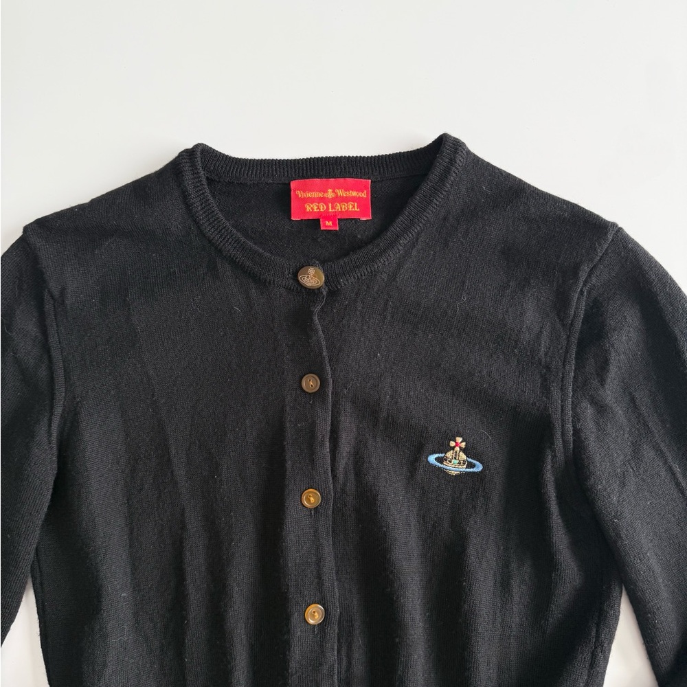 Vivienne Westwood Red Label 100% Wool Orb Cardigan - Picture 2 of 7
